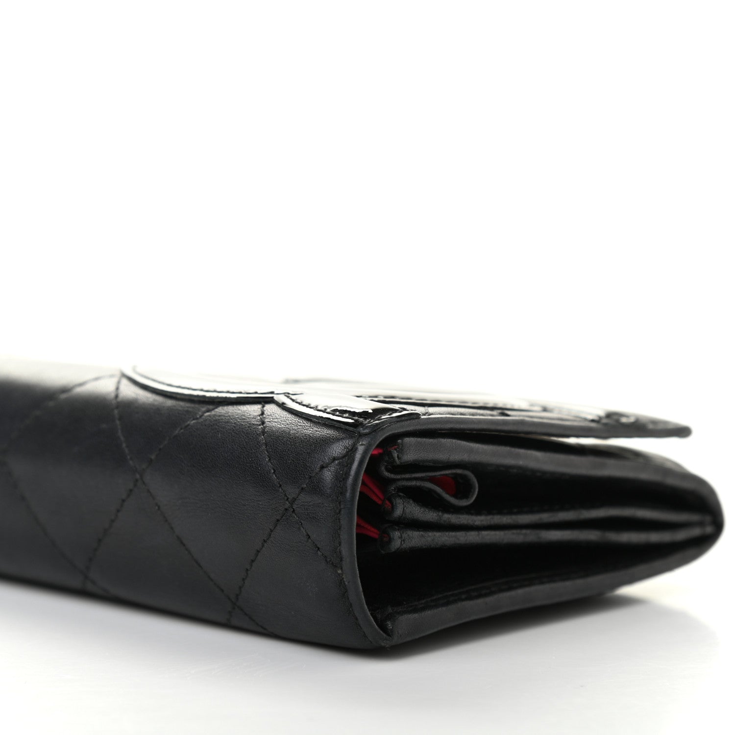 Chanel Calfskin Quilted Cambon Tri-Fold Wallet Black 11 of 25