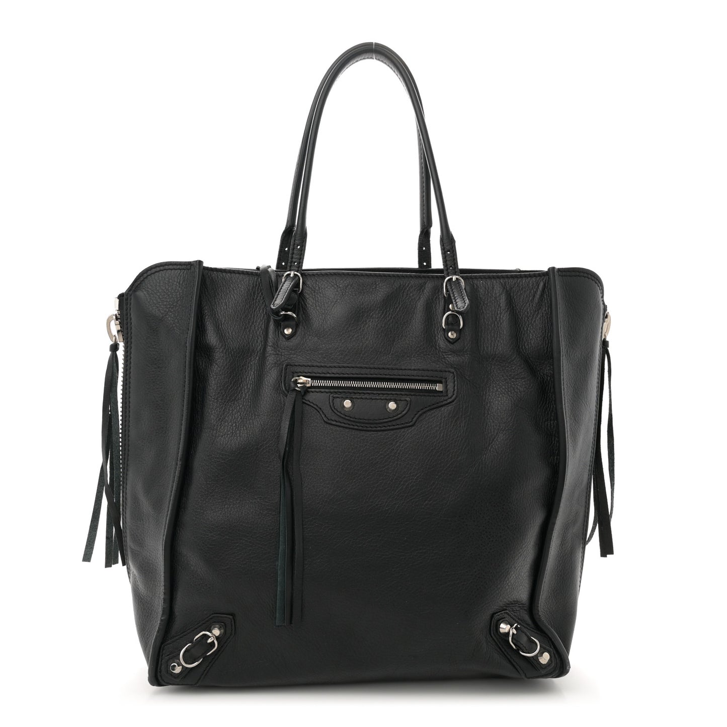 Veau Papier A5 Zip Around Tote Tote Black