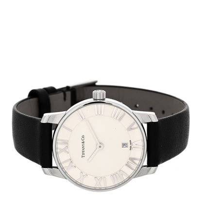 Tiffany Stainless Steel Calfskin 29mm Atlas 2-Hand Quartz Watch 2 of 5