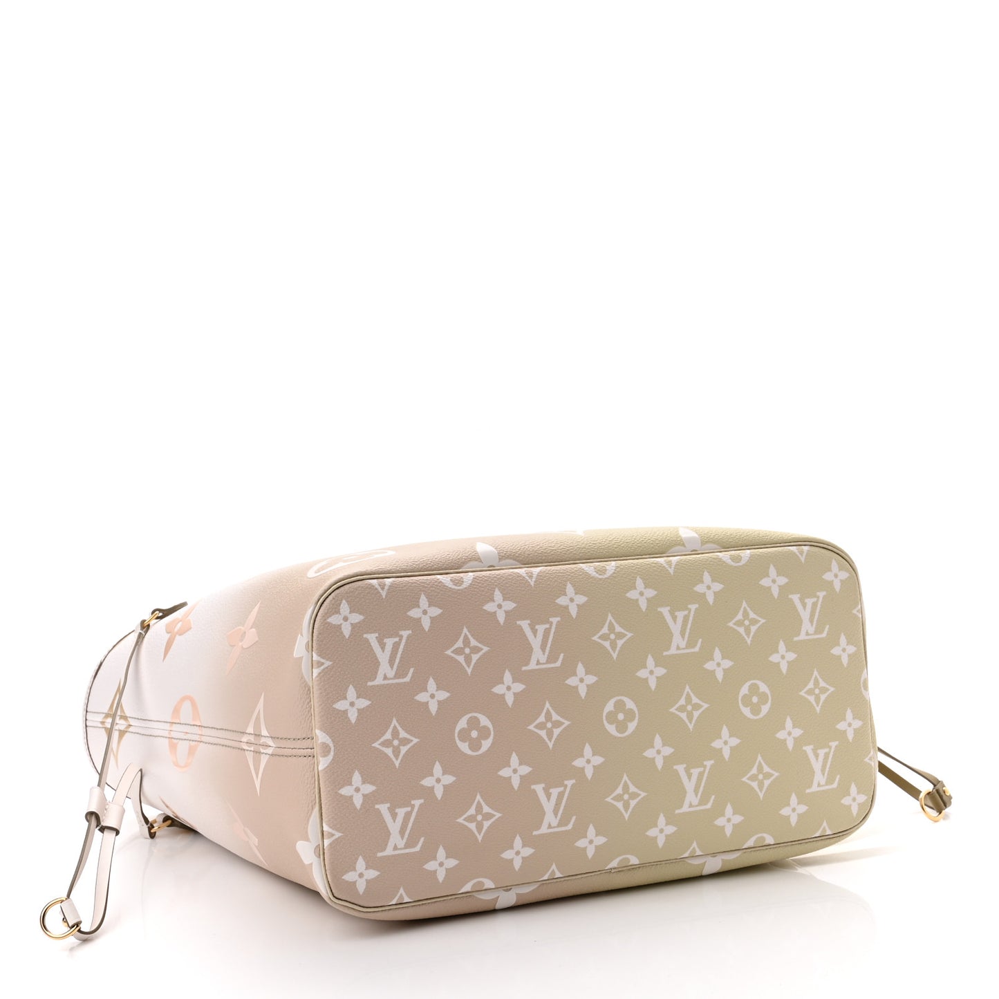 Monogram Giant Spring In The City Neverfull MM Sunset Kaki