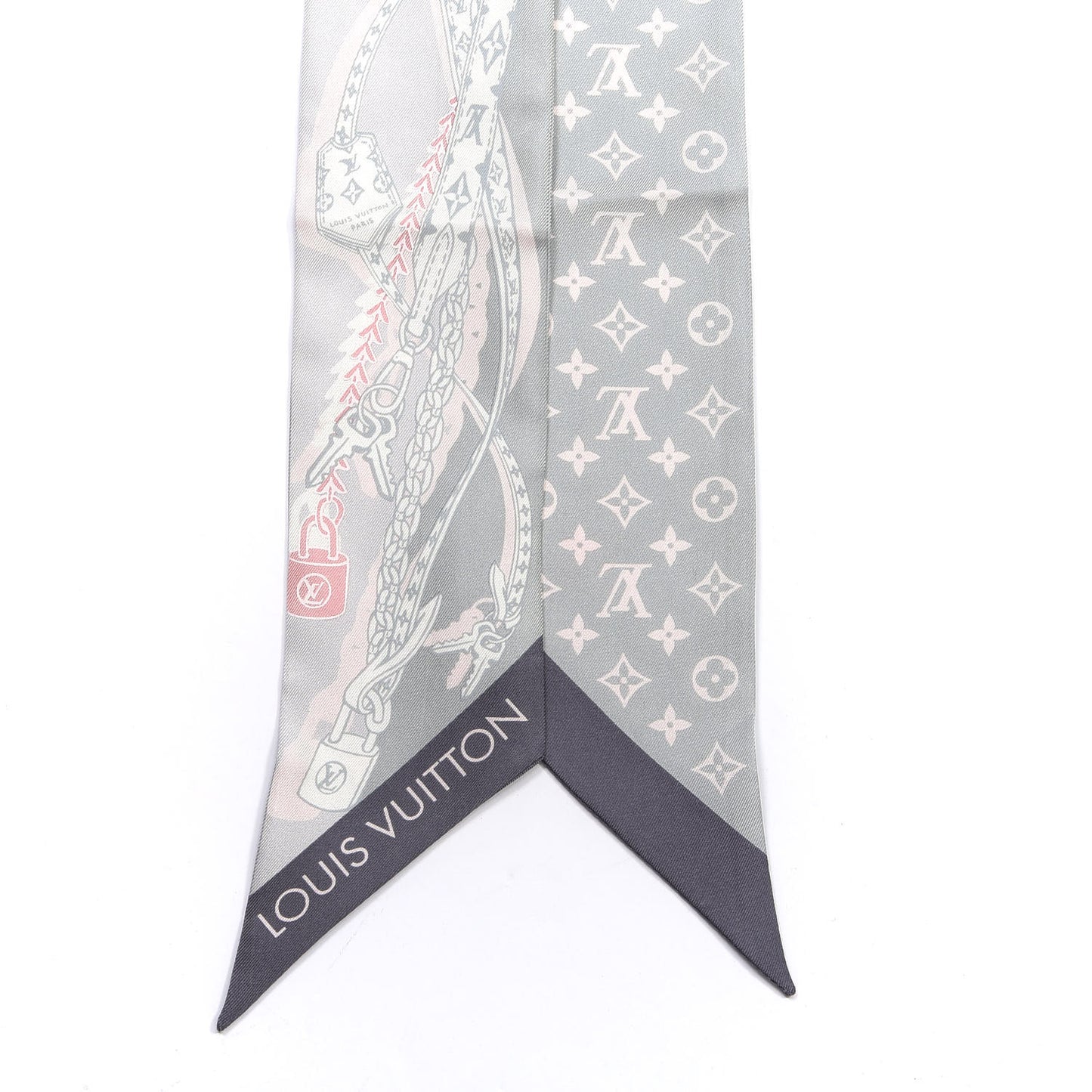 Silk Dreamonogram Bandeau Grey