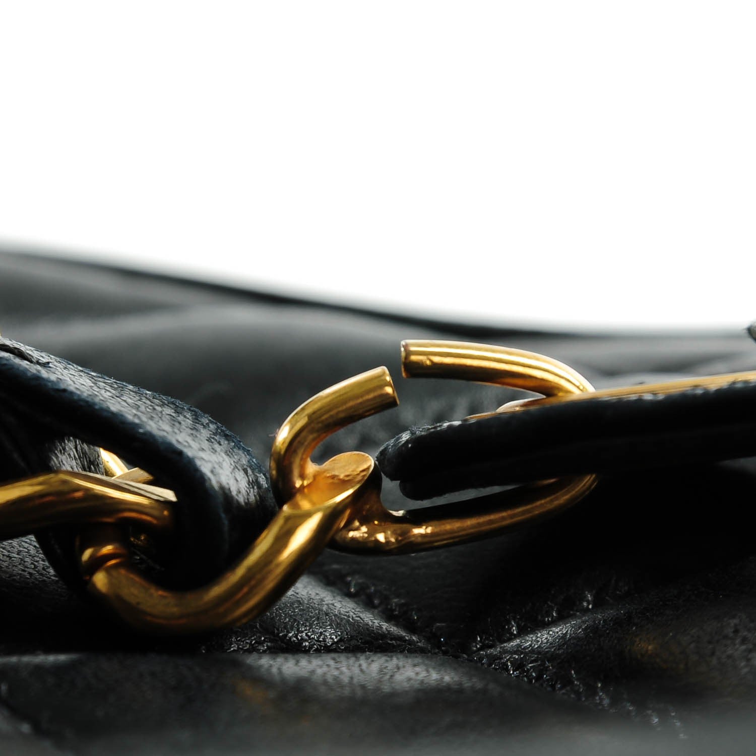 Chanel Lambskin Quilted Shoulder Bag Black 9 of 9