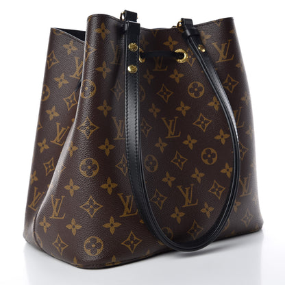 Louis Vuitton Monogram Neonoe MM Black 3 of 9