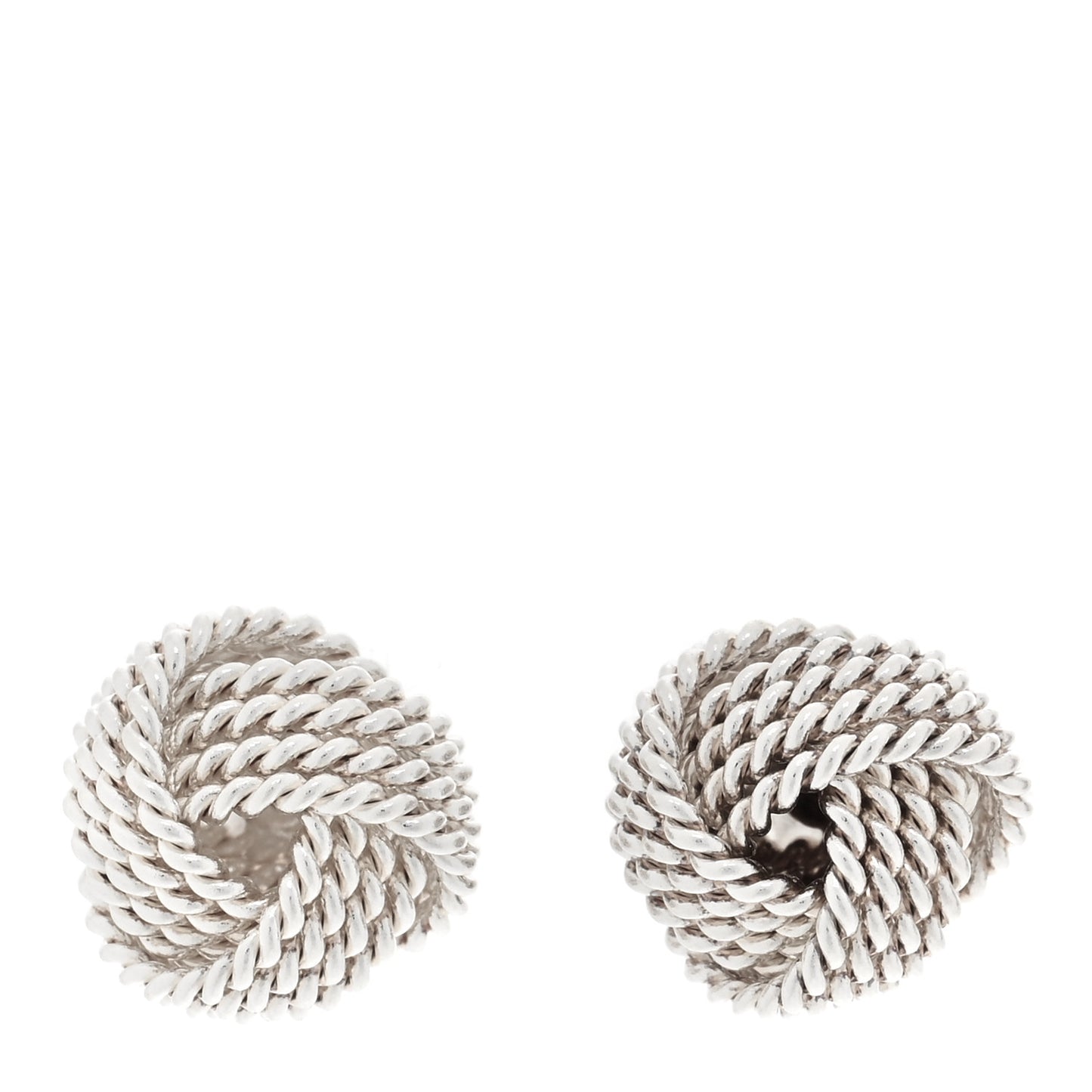 Sterling Silver Twist Knot Earrings