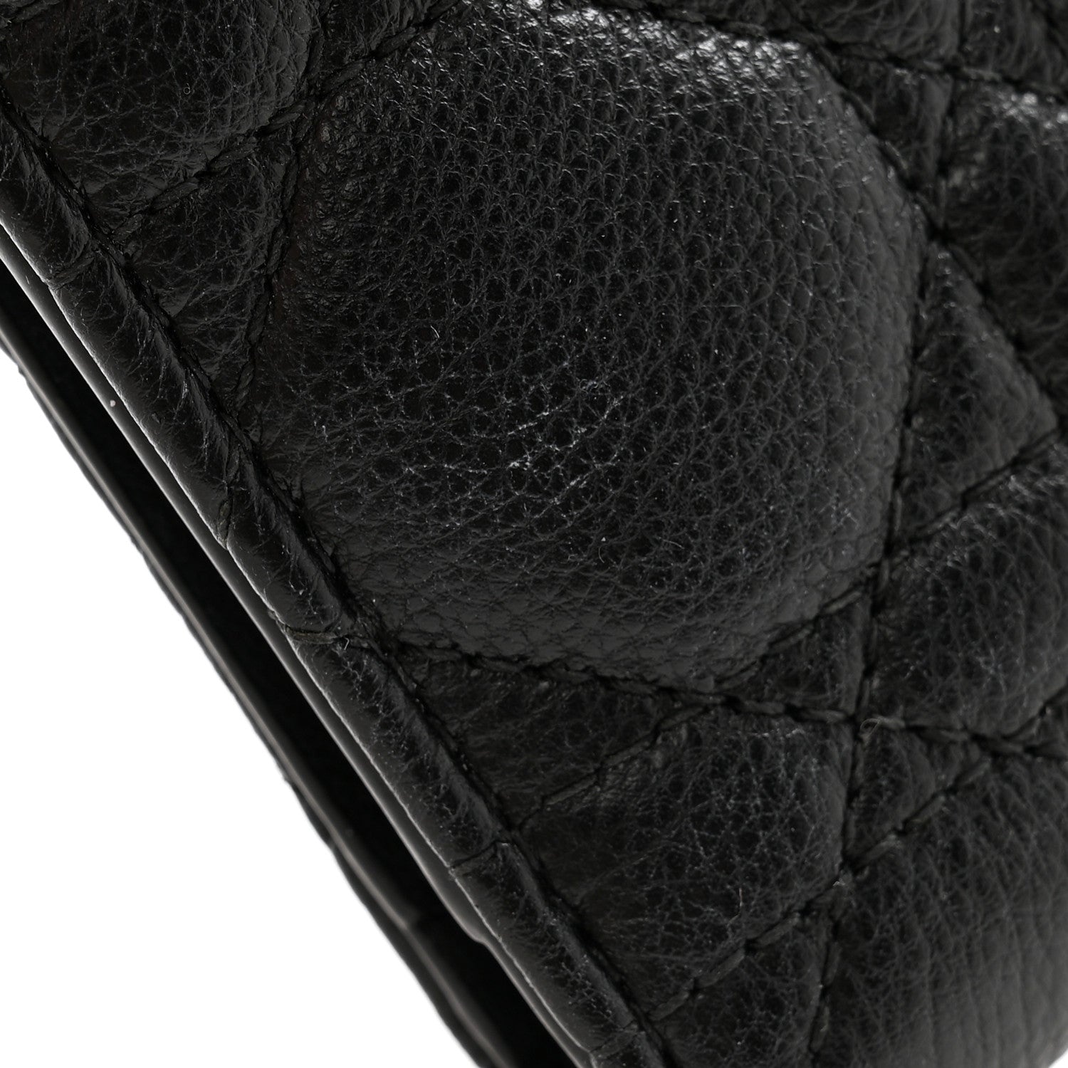 Christian Dior Grained Calfskin Supple Cannage Caro Dahlia Wallet Black 9 of 11