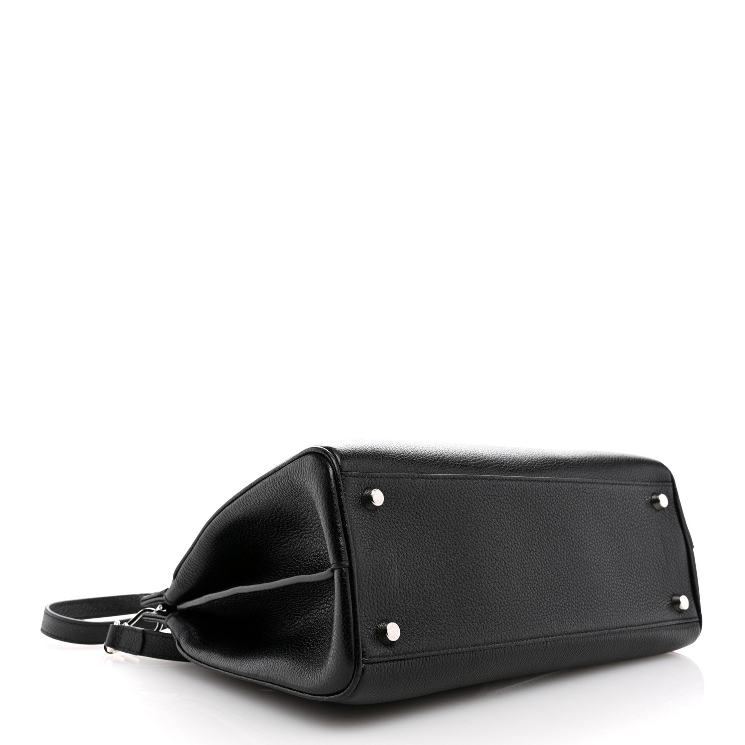 Gucci Grainy Calfskin Small Zumi Top Handle Bag Black 4 of 13