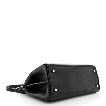 Gucci Grainy Calfskin Small Zumi Top Handle Bag Black 4 of 13