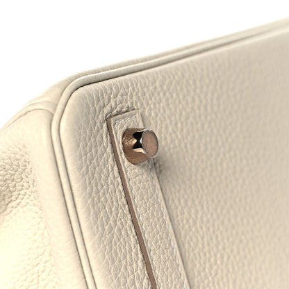 Hermes Togo Birkin 25 Craie 9 of 35