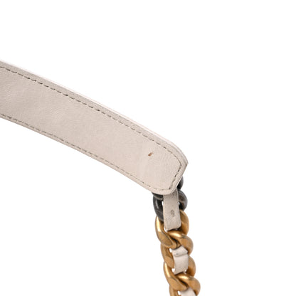 Chanel Lambskin Quilted Large Chanel 19 Flap White 17 of 17