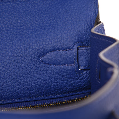Hermes Togo Kelly Retourne 28 Bleu Electrique 23 of 32