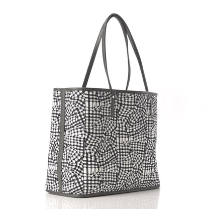 MCM Visetos Medium Reversible Shopper Tote Phantom Grey 10 of 14