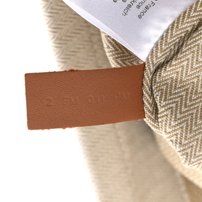Hermes Canvas Swift Aline Grooming Bag Gold 6 of 10