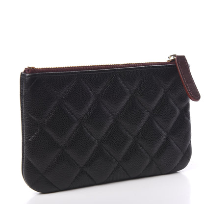Chanel Caviar Quilted Small Cosmetic Case Black 2 of 7