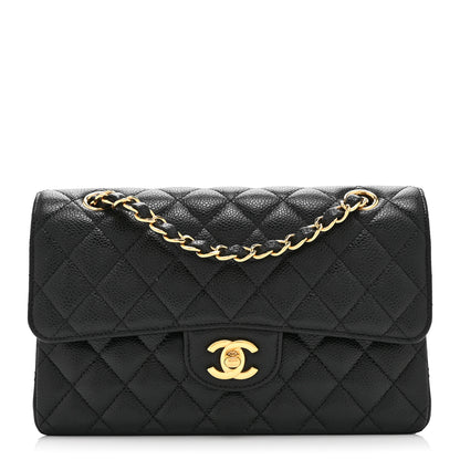 Chanel Caviar Quilted Small Double Flap Black 1 of 10