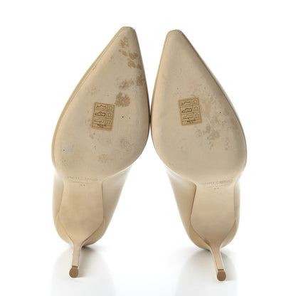 Jimmy Choo Kid Pointy Toe Romy 100 Pumps 41 Nude 5 of 8