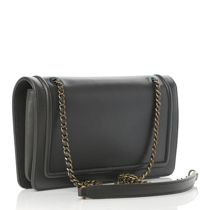 Chanel Lambskin CC Antico Flap Dark Khaki 3 of 11