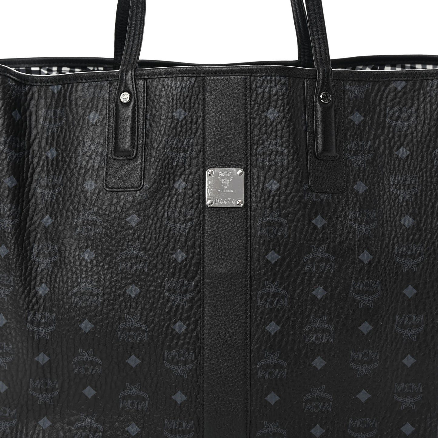 Visetos Large Liz Reversible Shopper Tote Black