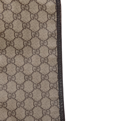 Gucci GG Plus Monogram Web Large Flap Messenger Bag Beige Dark Brown 10 of 34