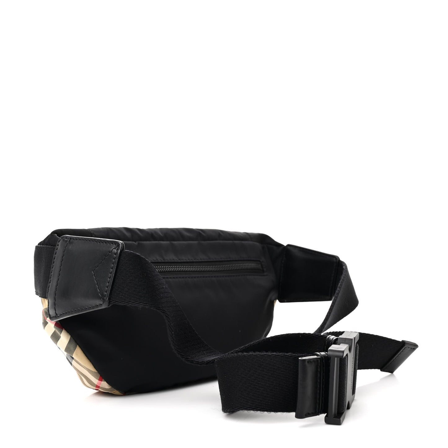 Nylon Vintage Check Sonny Bum Bag Archive Beige Black