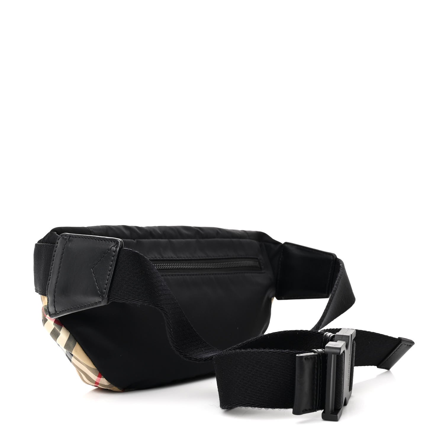 Burberry Nylon Vintage Check Sonny Bum Bag Archive Beige Black 3 of 12