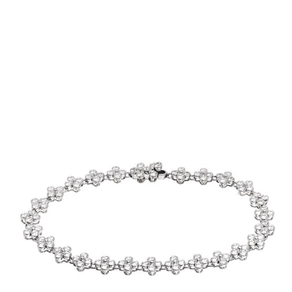 Tiffany Platinum Diamond Lace Tennis Bracelet 1 of 5