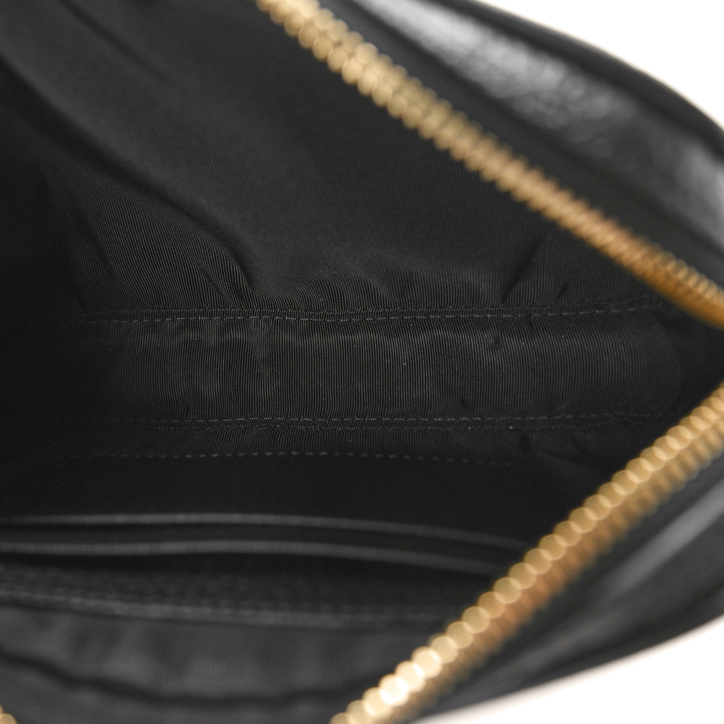 Dollar Calfskin Super Mini GG Marmont Chain Shoulder Bag Black