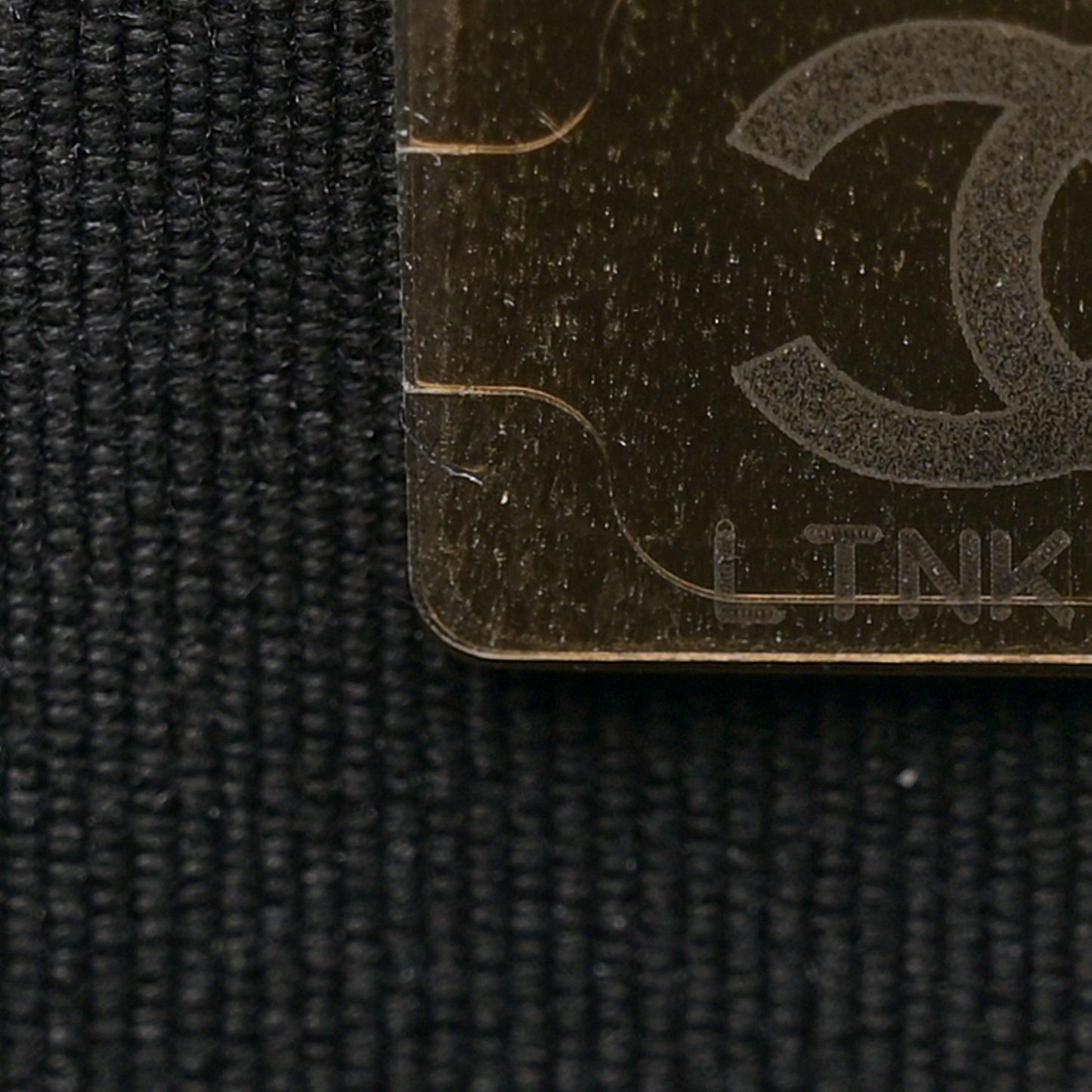 Lambskin Quilted Trendy CC Wallet On Chain WOC Black