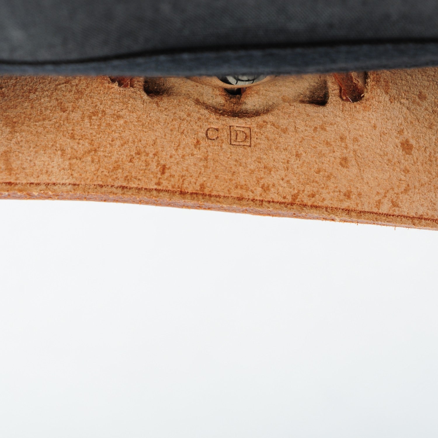 Hermes Toile Vache Calfskin Herbag 30 PM Black Natural 9 of 11