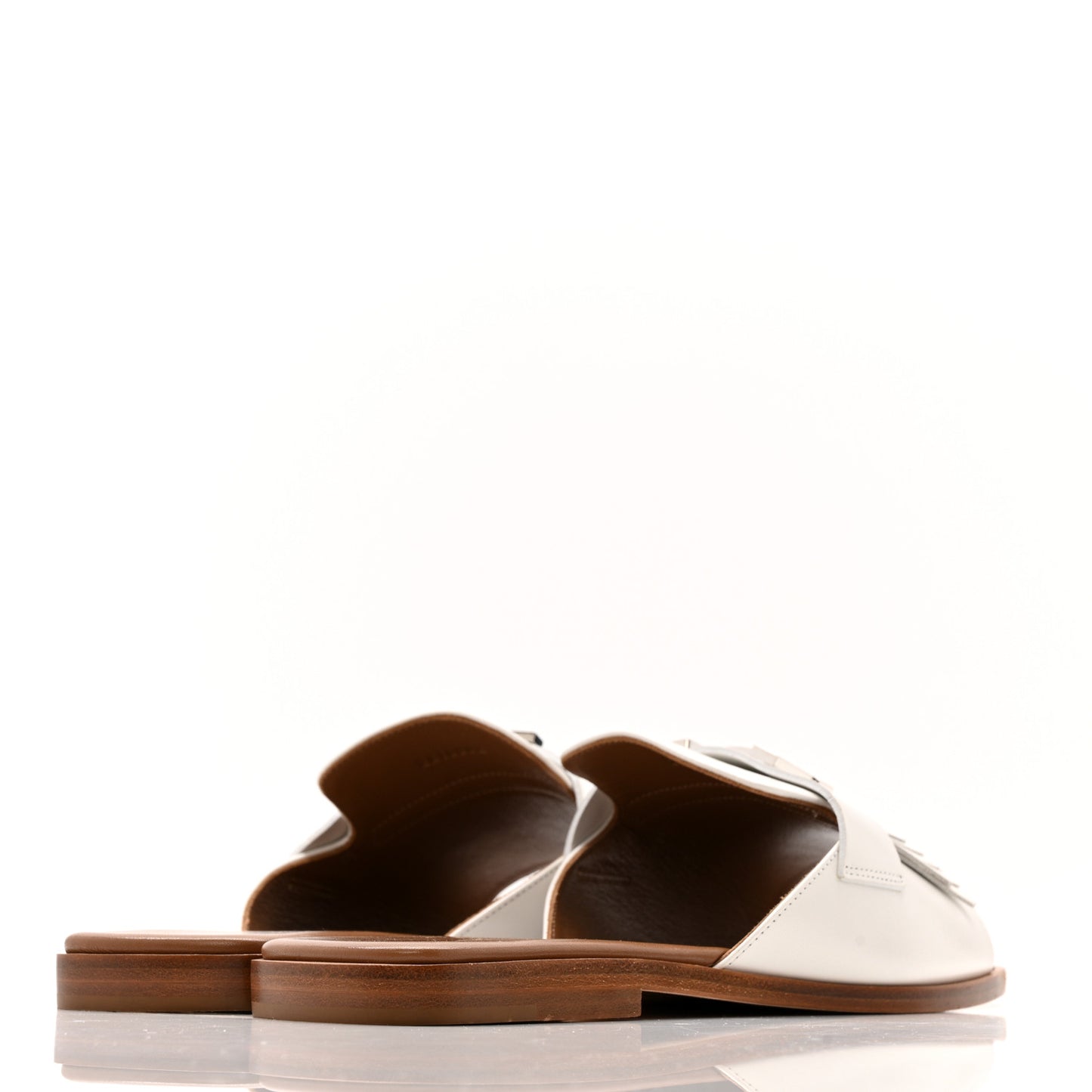 Calfskin Auteuil Sandals 40 White