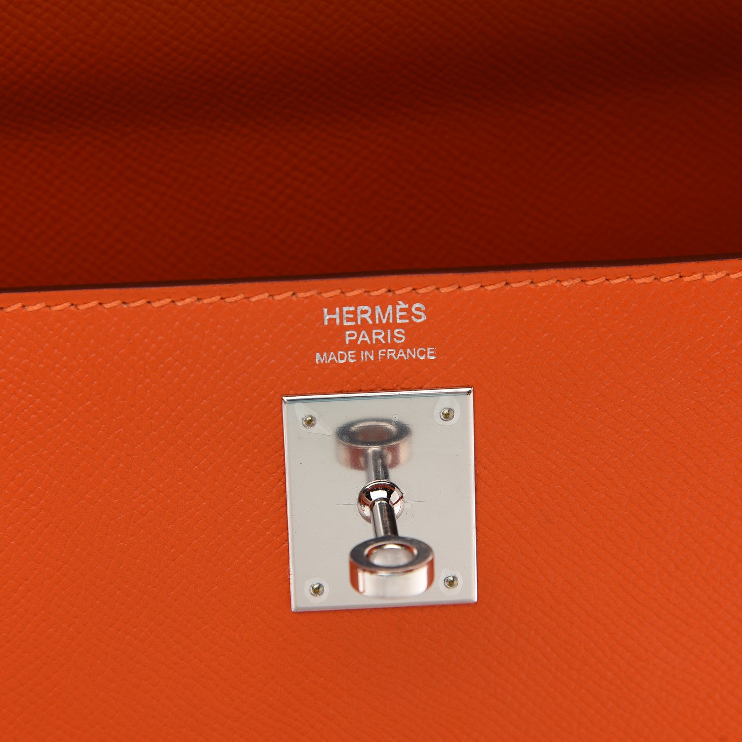 Hermes Epsom Kelly Sellier 32 Orange 5 of 10