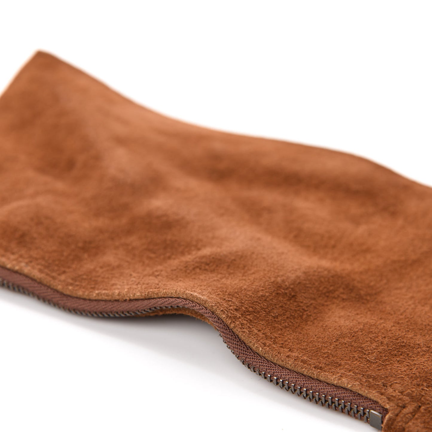 Suede Large Ophidia Vertical Shopping Tote Chestnut