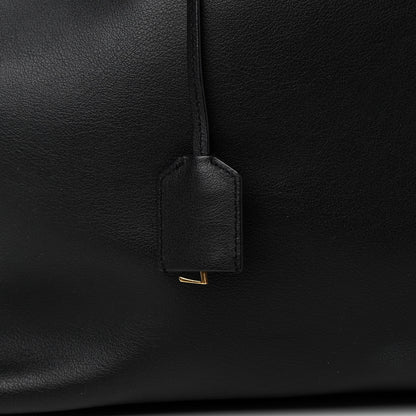 Saint Laurent Calfskin Large Shopping Tote Black 8 of 10