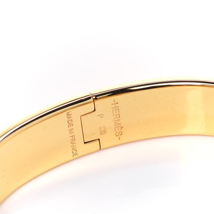 Hermes Enamel Narrow Clic Clac H Bracelet PM Black 3 of 3