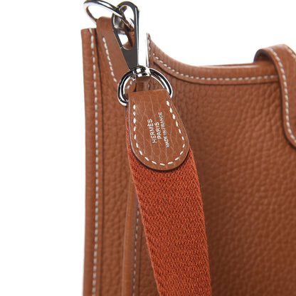 Hermes Taurillon Clemence Amazone Evelyne TPM Gold Cuivre 10 of 11