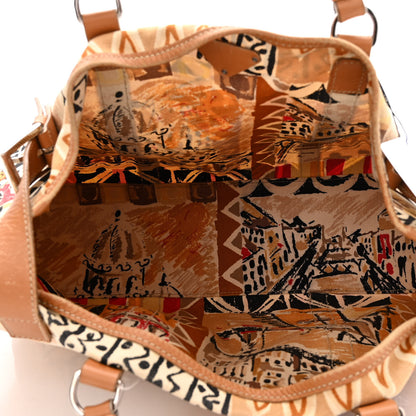 Prada Canvas Canapa Stampata Tote Kaki Venezia 6 of 14