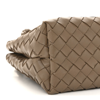 Bottega Veneta Nappa Intrecciato Small Andiamo Shoulder Bag Taupe Grey 8 of 10