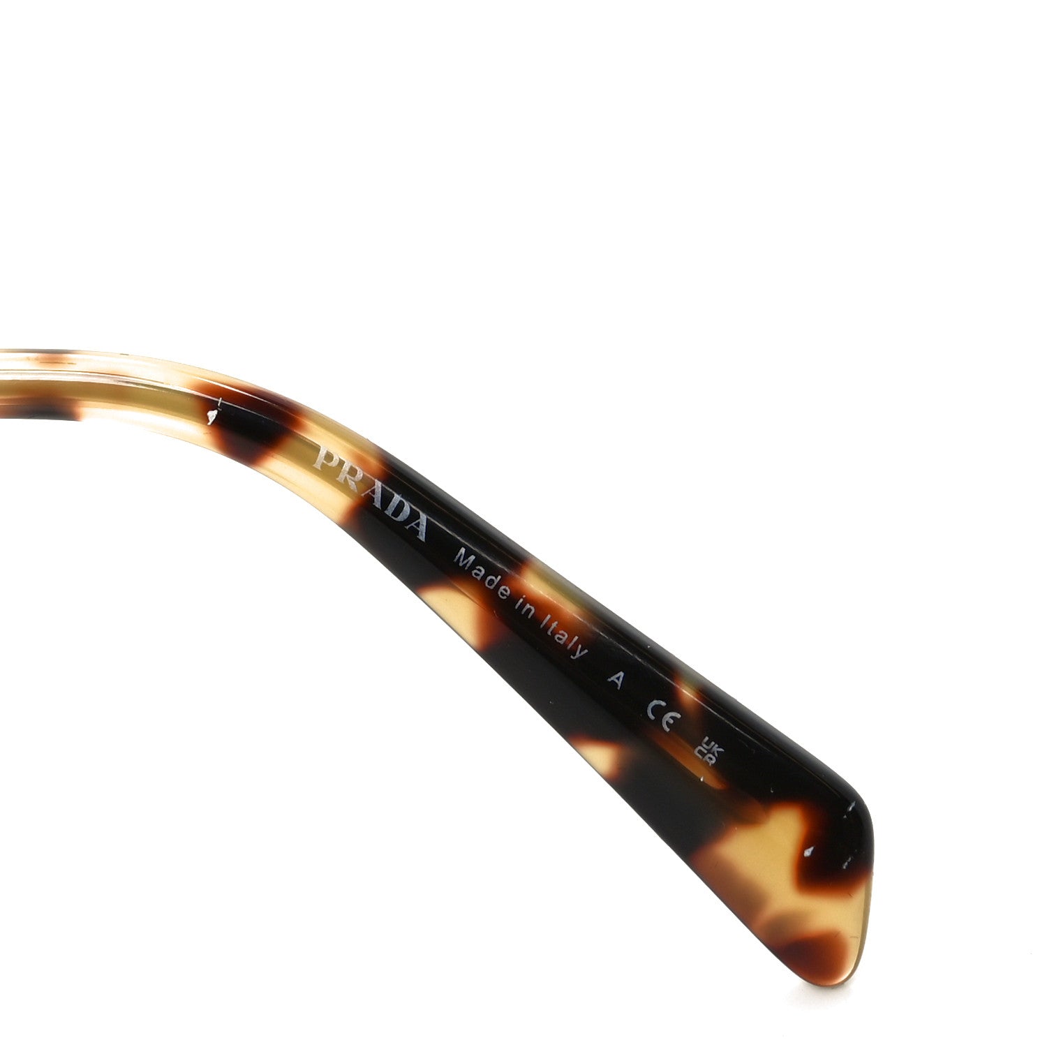 Prada Aviator Sunglasses SPR 73Z Gold Tortoise 5 of 7