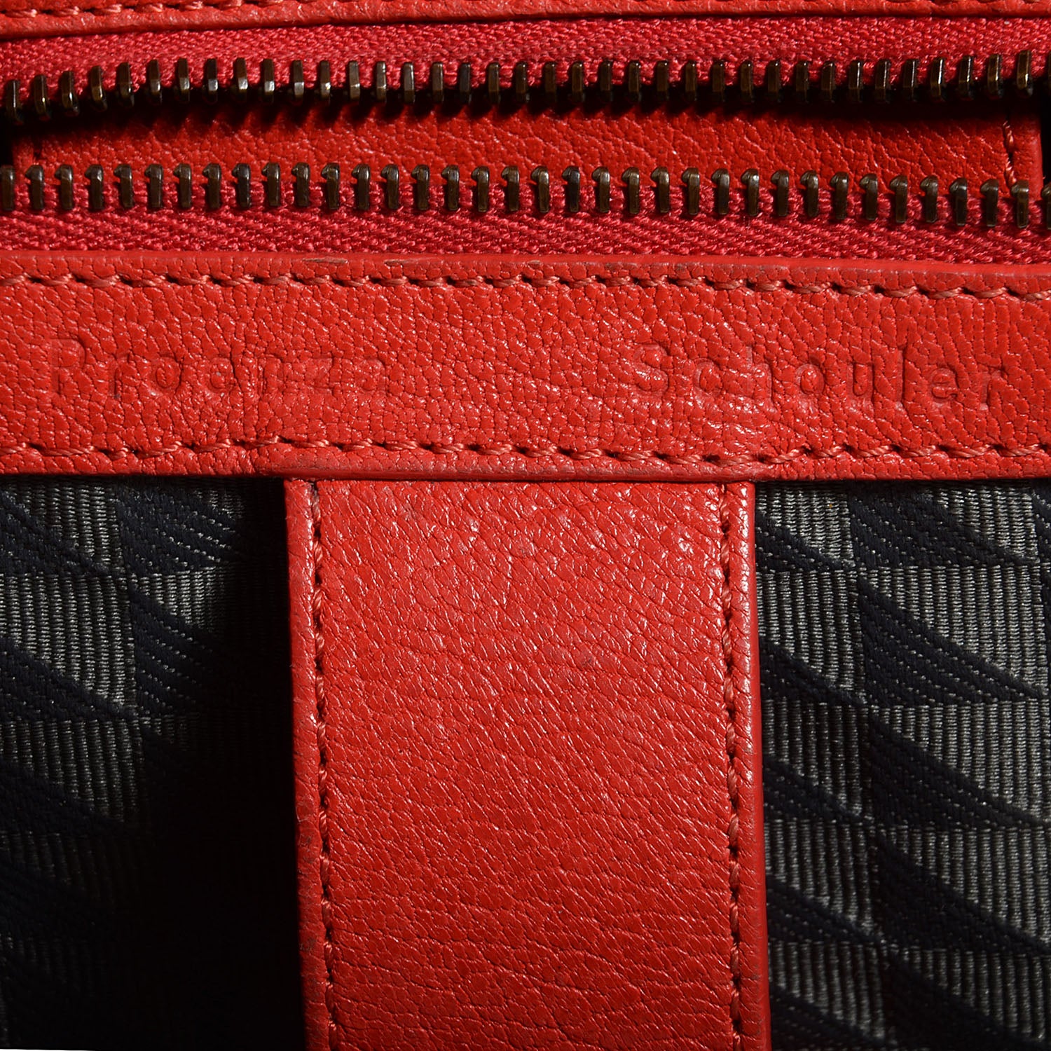 Proenza Schouler Lambskin Large PS1 Satchel Poppy 13 of 14