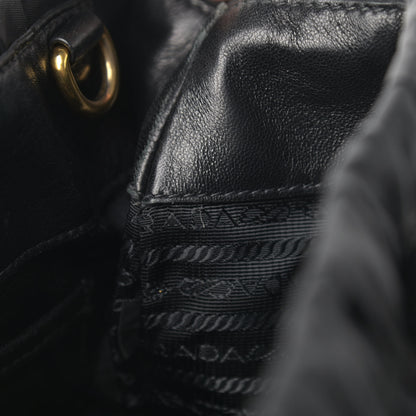 Prada Tessuto Nylon Gaufre Tote Black 10 of 11