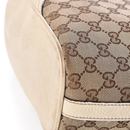Gucci Monogram Medium New Britt Hobo Off White 13 of 14