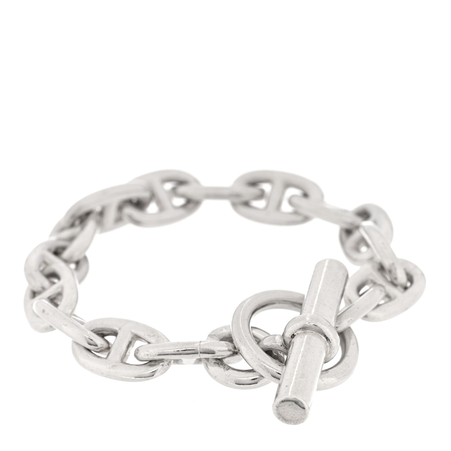 Hermes Sterling Silver PM Chaine D'Ancre Bracelet 2 of 3