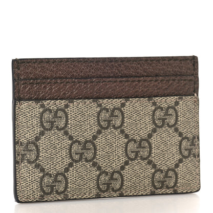 Gucci GG Supreme Monogram Ophidia Card Holder Brown 3 of 8