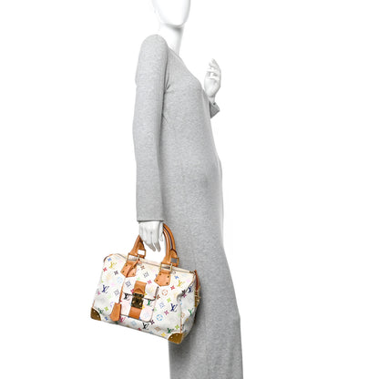 Louis Vuitton Monogram Multicolor Speedy 30 White 2 of 15