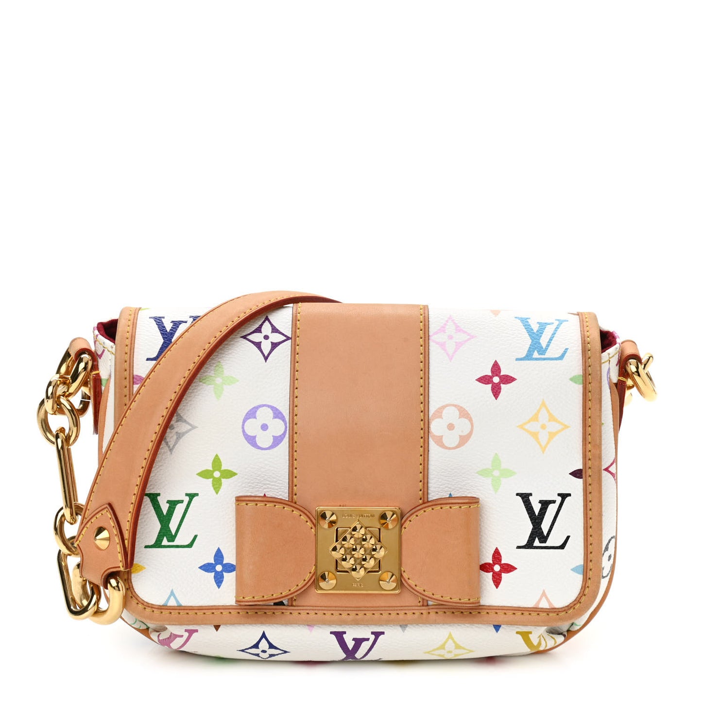Monogram Multicolor Patti White
