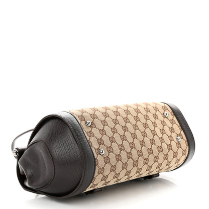 Gucci Monogram Bamboo Bullet Handbag Brown 4 of 12