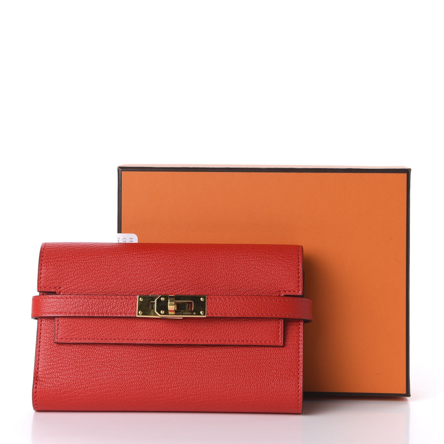 Chevre Mysore Medium Kelly Wallet Rouge De Coeur