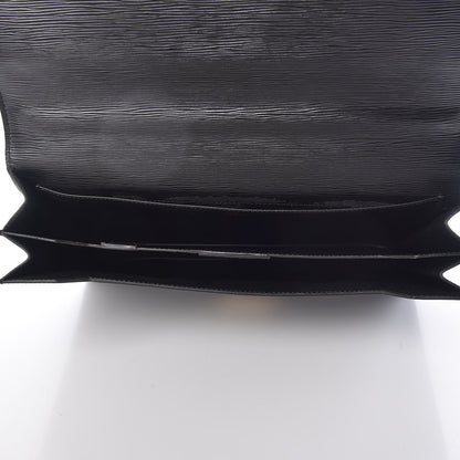 Louis Vuitton Epi Porte-Documents Briefcase Black 7 of 31