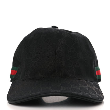 Gucci Monogram Web Baseball Hat XXL Black 2 of 8