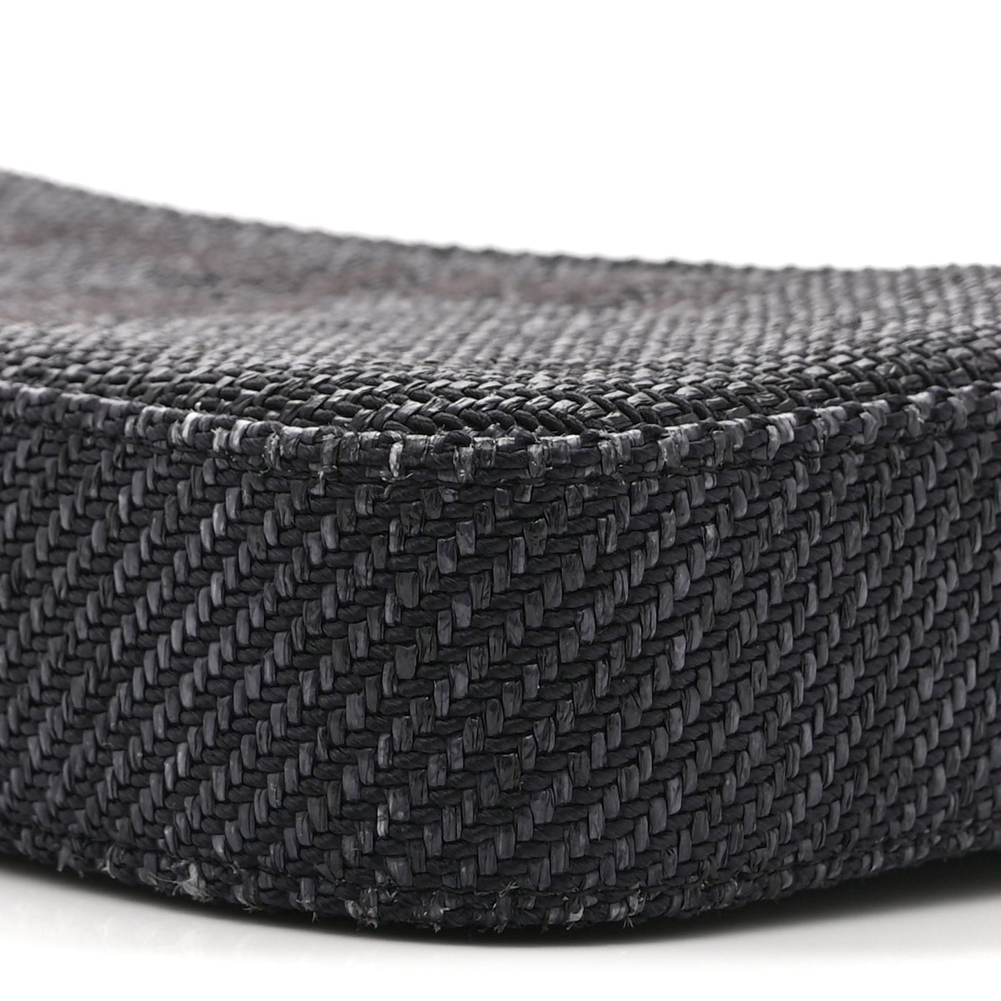 Lurex Straw Small Deauville Clutch With Chain Blue