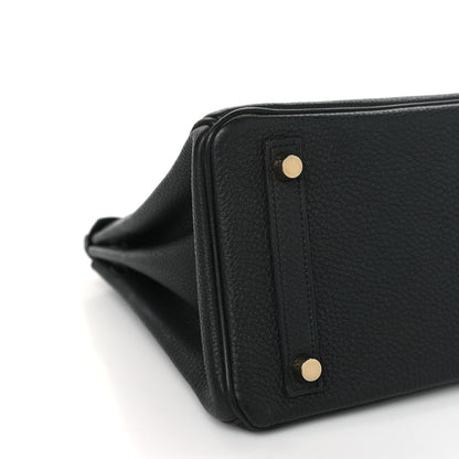 Hermes Togo Birkin 25 Black 7 of 8